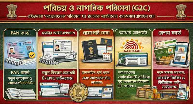 Voter Card, Ration Card, Passport and ITR Filing Services.