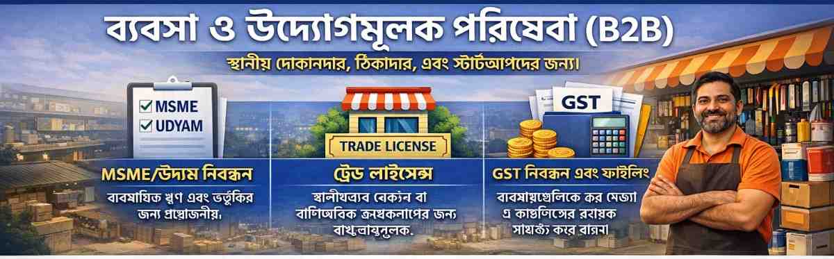 We assist with MSME/Udyam Registration, Trade Licence Services, Driving Licence Services and any other FastTag assistant