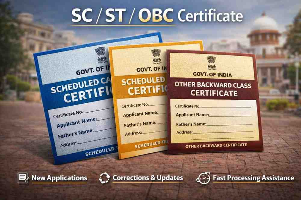 SC/ST/OBC Certificate